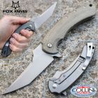 FOX Knives Fox - Geco Titanium Flipper Frame by Bastinelli - FX-537SW - coltello