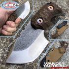 WanderTactical Wander Tactical - Tryceratops Compound  knife - SanMai V-Toku2 & Brown