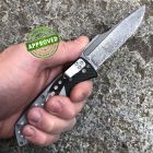 Approved Peter Marzitelli - Damascus Linerlock Folder knife - COLLEZIONE PRIVAT