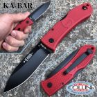Ka Bar Ka-Bar - Dozier Folding Hunter knife 4062RD - Red Zytel Handle - colte