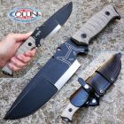 FOX Knives Fox - Sherpa Knife - D2 Green Micarta - FX-610 - coltello