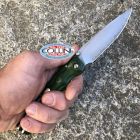 Mcusta - Shinari Shinra Maxima knife - SPG2 Powder Steel - Green Pakka