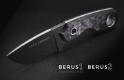 Viper - Berus 1 knife by T. Rumici - M390 & Green Canvas Micarta - VT4