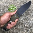 Approved Ontario Ranger - RD-4 knife - Black Canvas Micarta - COLLEZIONE PRIVAT