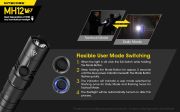 Nitecore - MH12 V2 - Ricaricabile USB - 1200 lumens e 202 metri - Torc