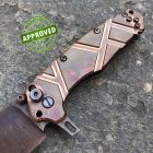 Approved Wander Tactical - Franken Raw Redsun Knife - copper - COLLEZIONE PRIVA