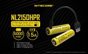 Nitecore - NL2150HPR USB-C - Batteria ricaricabile Li-Ion 21700 3.6V 5