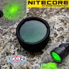 Nitecore - NFG25 - Filtro Verde da 25mm per P10i, P10 V2, MH12 V2 ed M