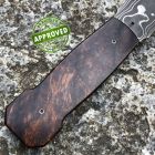 Approved Howard Hitchmough - Dagger Damascus Custom knife - Ironwood - COLLEZIO