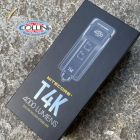 Nitecore - T4K - Portachiavi Ricaricabile USB - 4000 lumens e 209 metr