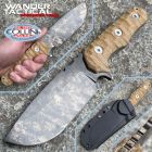 WanderTactical Wander Tactical - Lynx knife - Marble & Brown Micarta - coltello custo