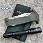 FOX Knives Fox - Forest outdoor knife 577 in gomma green - 11cm - con torcia Nite