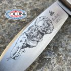 No Brand Indiana - Hunting knife Gran Safari - in corno di bufalo - coltello vi