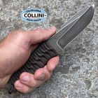 Approved Wander Tactical - Scrambler knife - Raw Finish & Brown Paracord - COLL