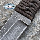 Approved Wander Tactical - Scrambler knife - Raw Finish & Brown Paracord - COLL