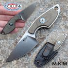 MKM - Mikro 1 Neck Knife by Vox - Green Micarta - MK MR01-GC - coltell