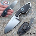 MKM - Mikro 2 Neck Knife by Vox - Black G10 - MK MR02-GBK - coltello d