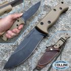 No Brand Abraham And Moses - AM-1 Bushcraft Knife with Leather Sheath - AM1 - c