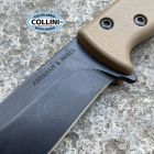 No Brand Abraham And Moses - AM-1 Bushcraft Knife with Leather Sheath - AM1 - c