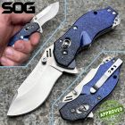 Approved Sog - Bluto Blue knife - BL-01 - COLLEZIONE PRIVATA - coltello