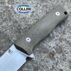 Saturn Knives SaturnKnives - Mimas Knife - Sleipner & Green Micarta - coltello