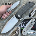 MKM - Maximo Flipper Knife Design by Bob Terzuola - Micarta Nera - MK-