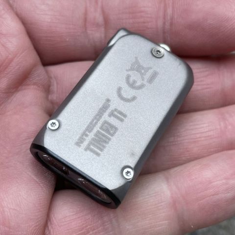 Nitecore - TINI2 Ti Titanium - Portachiavi Ricaricabile USB - 500 lume