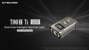 Nitecore - TINI2 Ti Titanium - Portachiavi Ricaricabile USB - 500 lume