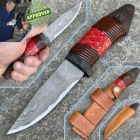 Saji Takeshi Takeshi Saji - Koinobori knife - pelle di carpa rossa - COLLEZIONE PRI