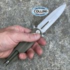 Acta Non Verba - Z400 Knife - Stonewashed Sleipner - Olive G-10 - colt