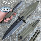 Acta Non Verba - Z400 Knife - Black DLC Sleipner - Olive G-10 - coltel