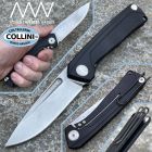 Acta Non Verba - Z200 Knife - Stonewashed Sleipner - Black Aluminum -