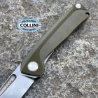 Acta Non Verba - Z200 Knife - Stonewashed Sleipner - Olive G-10 - colt