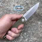 Acta Non Verba - Z200 Knife - Stonewashed Sleipner - Olive G-10 - colt