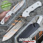 WanderTactical Wander Tactical - Smilodon knife - Copper Brush & White G-10 - COLLEZI