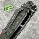 Approved Wander Tactical - Franken Folder - Raw & Burnt Green Micarta - COLLEZI