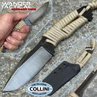 WanderTactical Wander Tactical - Raptor Raw Finish knife - Desert Paracord - coltello