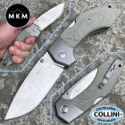 MKM - Hero Knife by Tommaso Rumici - Titanio e Micarta Verde - MK-HR-G