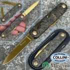 Maserin - Sessantesimo Knife - FatCarbon & Gold HNCF - 195/SUPERTiN -