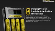 Nitecore - Ci4 Superb Charger - per Li-ion, Ni-MH e IMR - AA, AAA, 145
