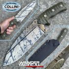 WanderTactical Wander Tactical - Smilodon knife Black Blood & Green Micarta - coltell