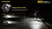 Nitecore - BR25 Bike Light - 1400 lumens e 163 metri - Torcia LED da B