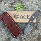 Approved GiantMouse - GMF1-F Knife by Vox & Anso - M390 PVD Stonewashed - COLLE