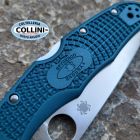 Spyderco - Endura 4 Flat Plain Knife - K390 Blue FRN - C10FPK390 - col