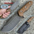 WanderTactical Wander Tactical - Lynx knife - Raw & Brown Micarta - D2 - coltello cus
