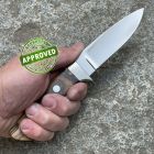 Approved Livio Montagna - Hunter knife - M390 - Faggio Stabilizzato - COLLEZION