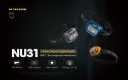 Nitecore - NU31 - Slate Grey - Frontale Ricaricabile USB - 550 lumens
