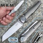MKM - Miura Knife - M390 Button Lock - Titanio Grigio - MI-T - coltell