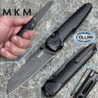 MKM - Miura Knife - M390 Button Lock - Titanio Total Black - MI-TDSW -