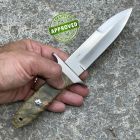Approved Livio Montagna - Fighter Knife - N690 e Ontano Stabilizzato - COLLEZIO